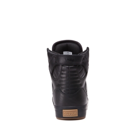 Supra Mens SKYTOP CW Black/black/Gum High Top Shoes | CA-17316